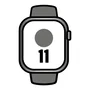 Apple Watch Series 11 GPS + Cellular 46mm Titanio Natural con Correa Deportiva Gris Piedra S/M